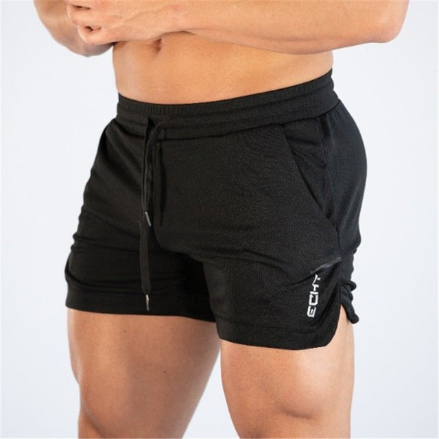 2019 New Summer Men Fitness Bodybuilding shorts Mens Mesh