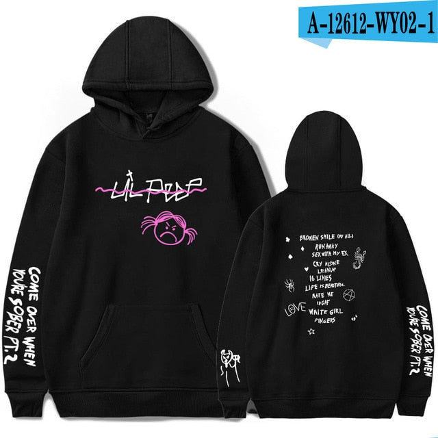 dropship Lil Peep Hoodies Hell Boy Lil.peep Men women Hooded Pullover Male female Sudaderas Cry Baby Hood Hoddie Sweatshirts