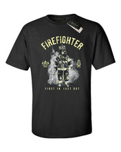 Load image into Gallery viewer, New Men Summer Classic T-Shirt Firefighter Cult Shirt Fireman