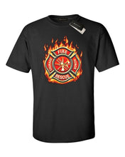 Load image into Gallery viewer, New Men Summer Classic T-Shirt Firefighter Cult Shirt Fireman