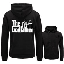 Load image into Gallery viewer, New men&#39;s hoodie fleece hoodie movie godfather pattern printing