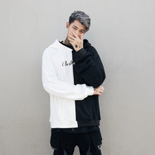 Load image into Gallery viewer, Harajuku Smile Print Mens Sweatshirts Hoodies Hip Hop Streetwear Sweatshirt Male Orange Black Red Block Hooded Hoddies Men Emoji