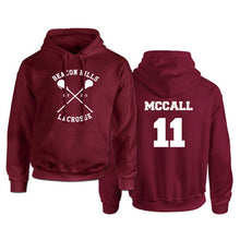 Load image into Gallery viewer, Teen Wolf Hoodie Men McCall 11 Lacrosse Stilinski 24 Lahey 14 Print Pullover Mens Hoddies Red Hood Sweatshirts Women Anime Hodie