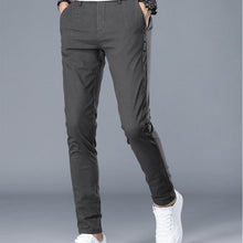 Load image into Gallery viewer, Brand Men Pants Casual Mens Business Male Trousers Classics Mid weight Straight Full Length Fashion breathing Pant