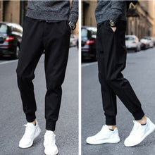 Load image into Gallery viewer, 2019 Men&#39;s Clothes Fashion Summer Thin Casual Pants Black Men Joggers Solid Sweatpants Foot Strap Hip Hop Loose Pockets Trousers
