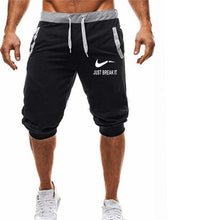 Load image into Gallery viewer, brand new Mens gym  shorts Run jogging sports Fitness bodybuilding Sweatpants male workout training Brand Knee Length short pant