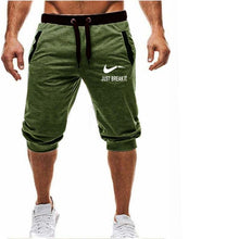Load image into Gallery viewer, brand new Mens gym  shorts Run jogging sports Fitness bodybuilding Sweatpants male workout training Brand Knee Length short pant
