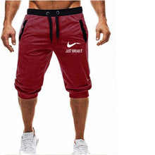 Load image into Gallery viewer, brand new Mens gym  shorts Run jogging sports Fitness bodybuilding Sweatpants male workout training Brand Knee Length short pant